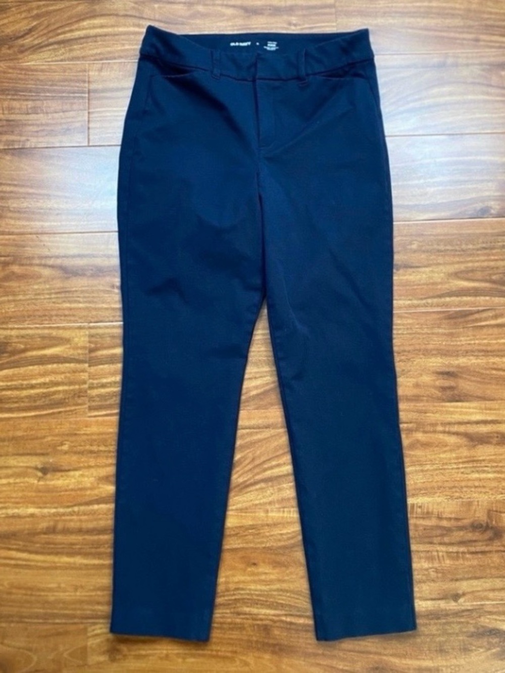 Old Navy Women's Navy High Rise Stretch Pixie Pants Size 6 Classic Career Preppy